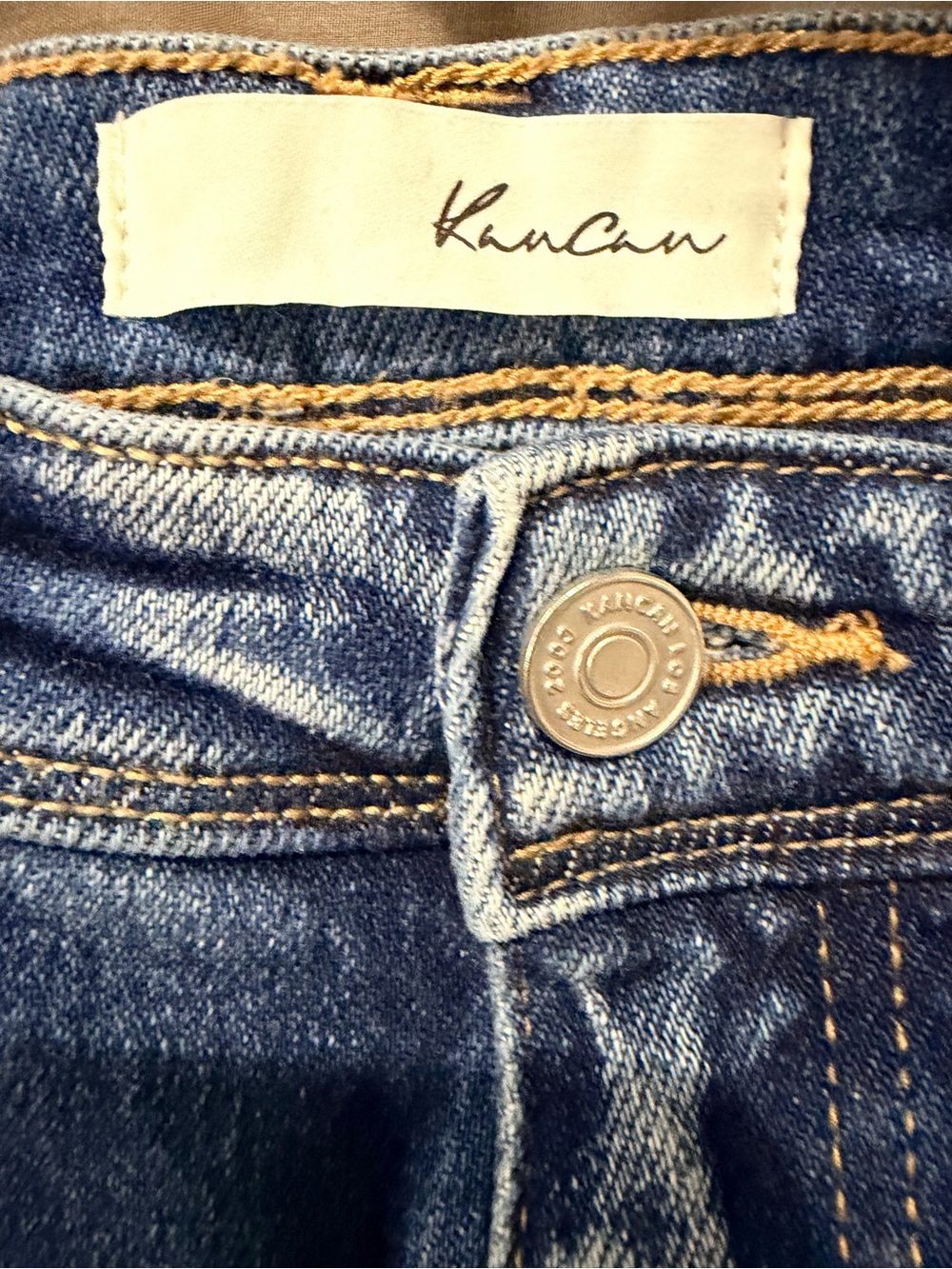 Kancan Wide Leg Flare High Rise Jeans Sz 28 - Picture 2 of 14